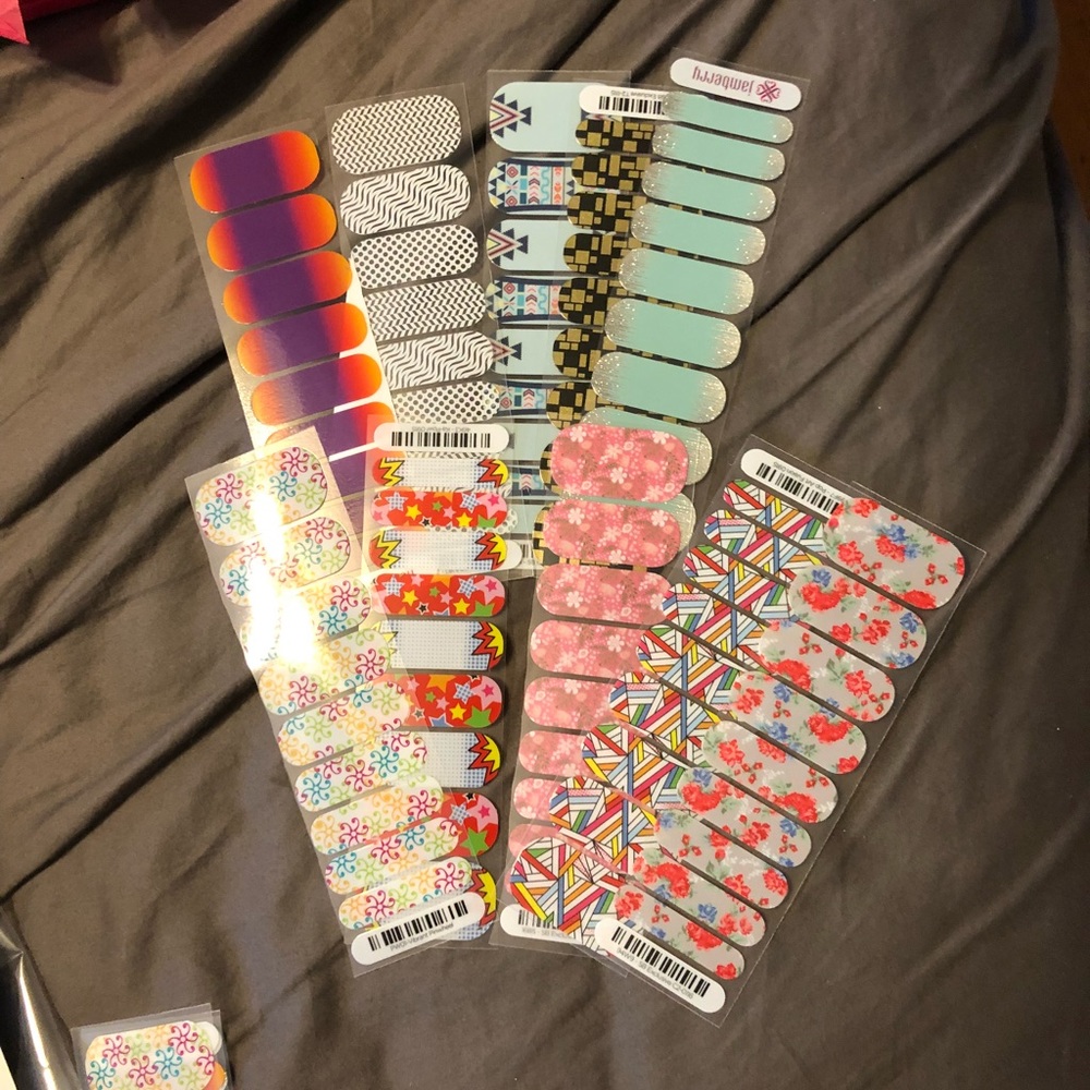 Lot of Jamberry 1/2 sheets (10)